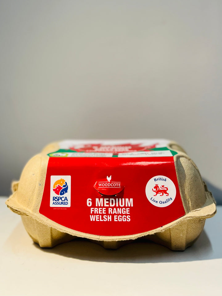 6 Medium Free Range Eggs 鸡蛋6个, Class A