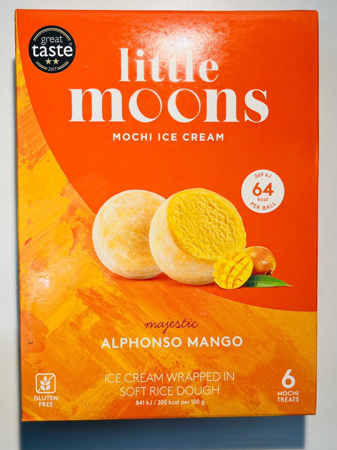 小月亮冰淇淋麻糬芒果味192g Little Moon Ice cream Mochi Mango Flavour
