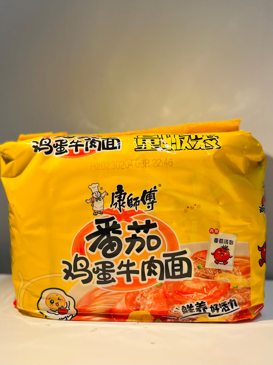 康师傅番茄鸡蛋牛肉面5pcks MK Beef with Tomato flavour Noodle