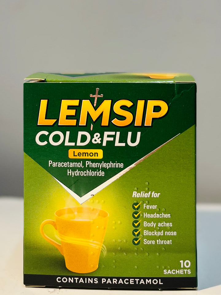 Lemsip Max Cold and Flu Lemon 柠檬味冲剂(扑热息痛)