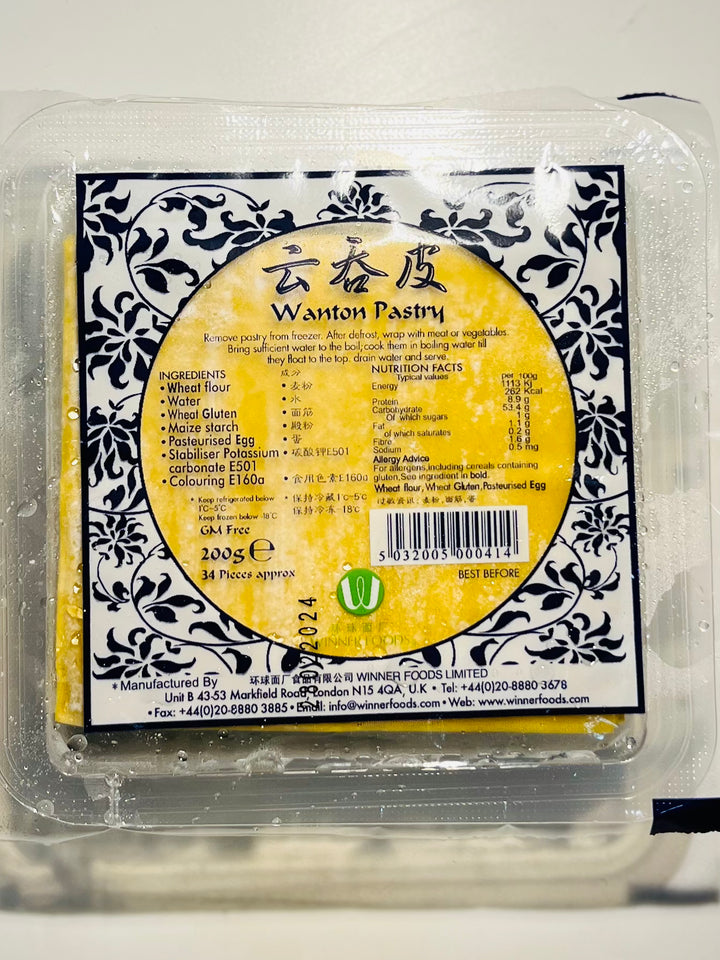 环球云吞皮200g Winner Food Wonton Pastry